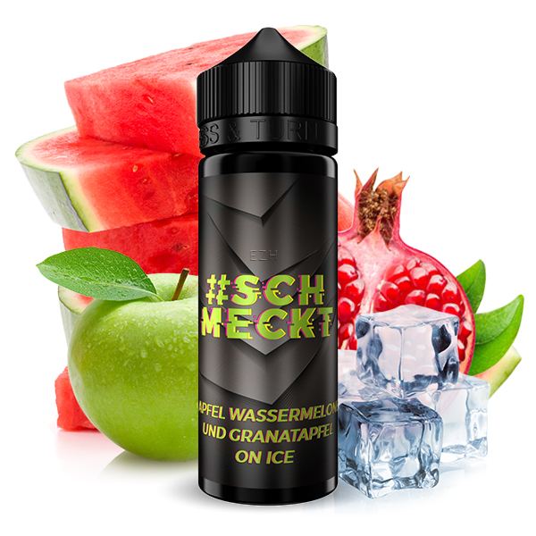 #SCHMECKT - Apfel Wassermelone und Granatapfel on ICE Aroma 10ml Longfill