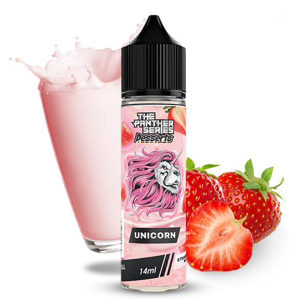Unicorn Strawberry Milk - Dr.Vapes The Panthers Series Desserts Aroma 14ml Longfill für E-Liquid 