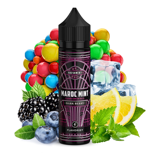 MAROC MINT Dark Berry - FLAVORIST Aroma Longfill 15ml für E-Liquid