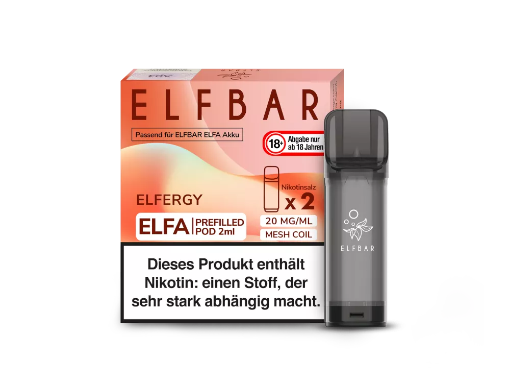 ELFERGY - ELFBAR ELFA CP Prefilled Pod 2 Stück
