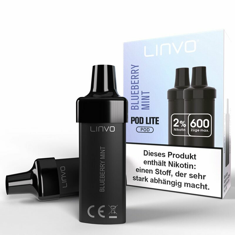 LINVO Pod Lite Cartridge 2 Stück Nikotinsalz 20mg/ml BLUEBERRY MINT