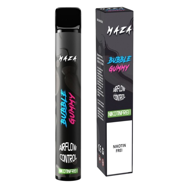 MaZa Go Disposable - Einweg E-Zigarette - ohne Nikotin - Bubble Gummy
