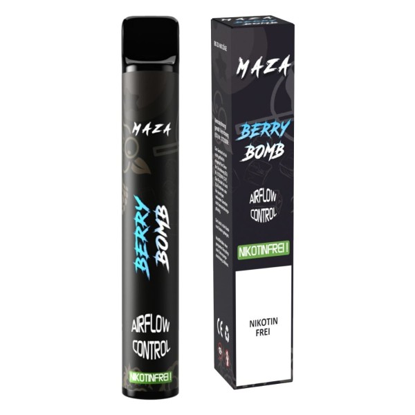 MaZa Go Disposable - Einweg E-Zigarette - ohne Nikotin - Berry Bomb
