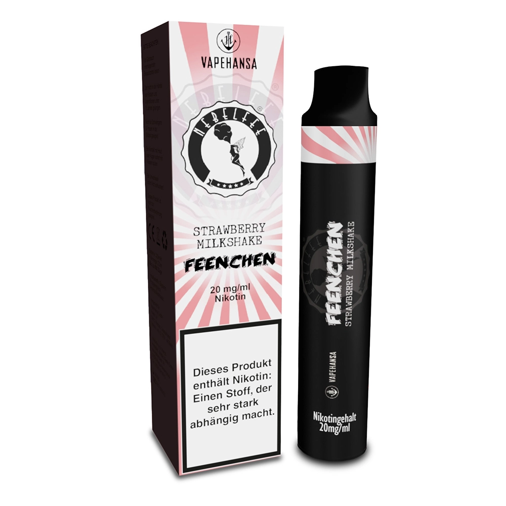 Feenchen Einweg E-Zigarette Vape Pen 20mg/ml Strawberry Milkshake
