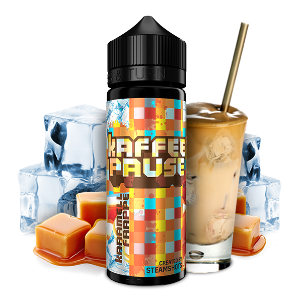 Steamshots Kaffeepause Karamell Frappé Ice Aroma 20ml