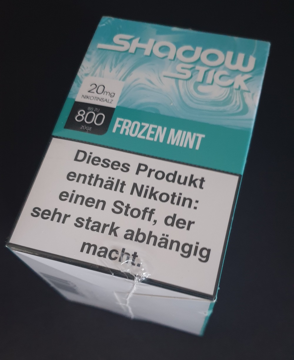 10er Packung - SHADOW STICK Einweg E Zigarette 20mg/ml - Vape Pen - FROZEN MINT *Sonderpreis*