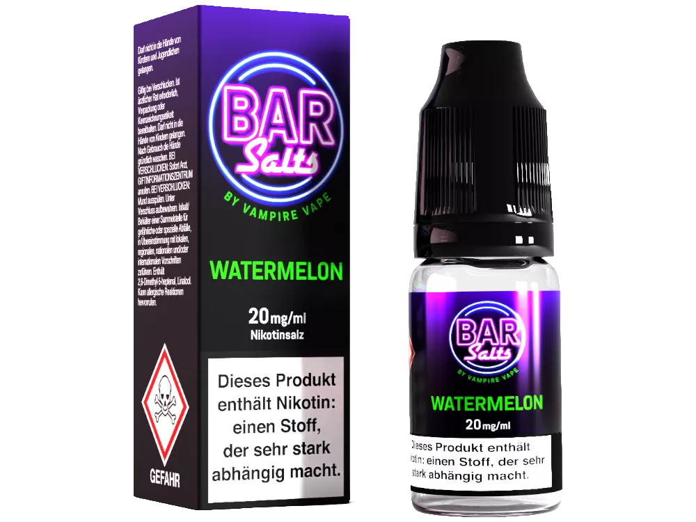 WATERMELON - Bar Salts by Vampire Vape 20mg/ml Nikotinsalz 10ml