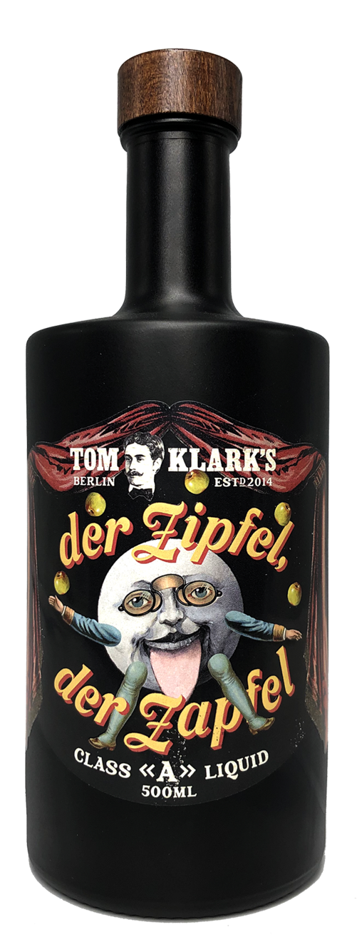 TOM KLARK Glasflasche  Der Zipfel Der Zapfel 500ml Kapazität (Leerflasche)