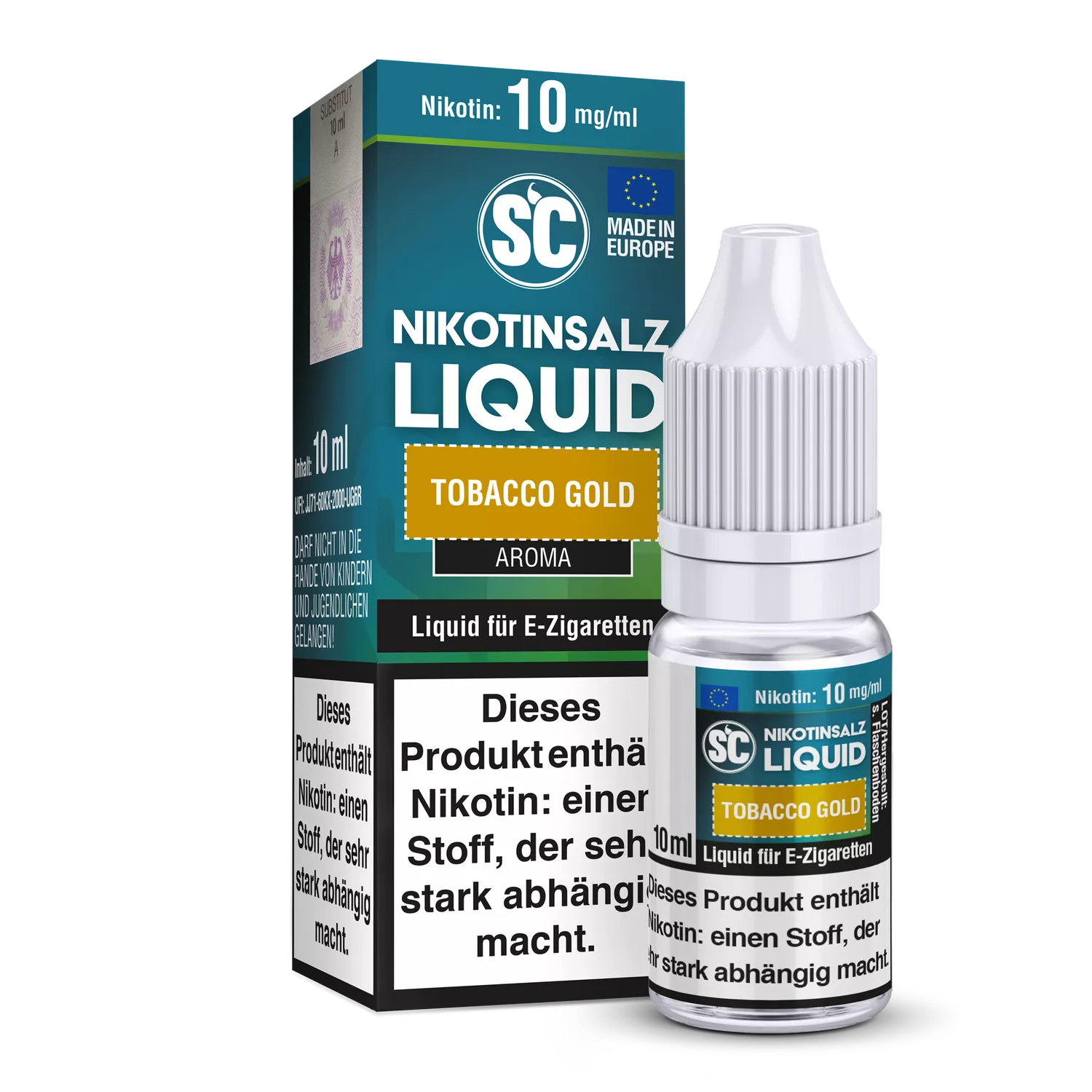 SC Nikotinsalz Liquid 10mg/ml - Tobacco Gold