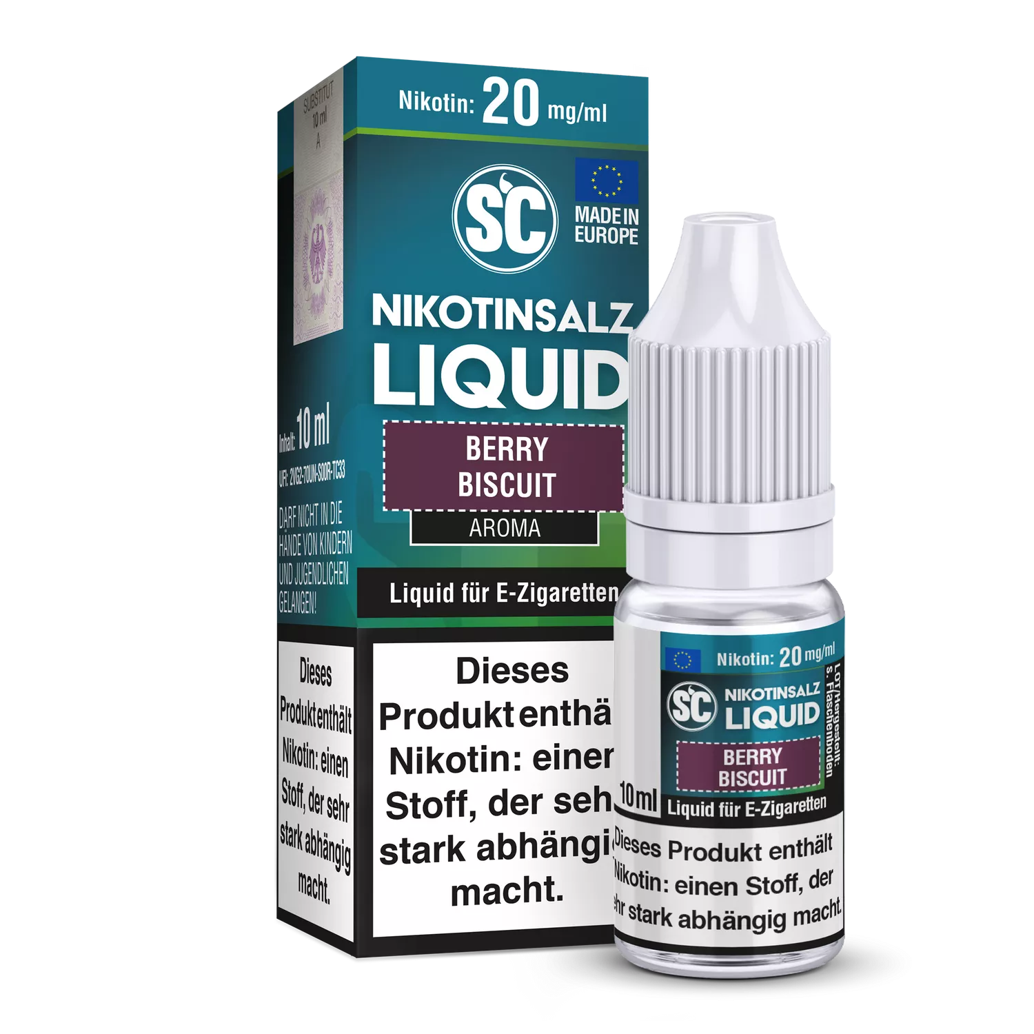 SC Nikotinsalz Liquid 20mg/ml - Berry Biscuit