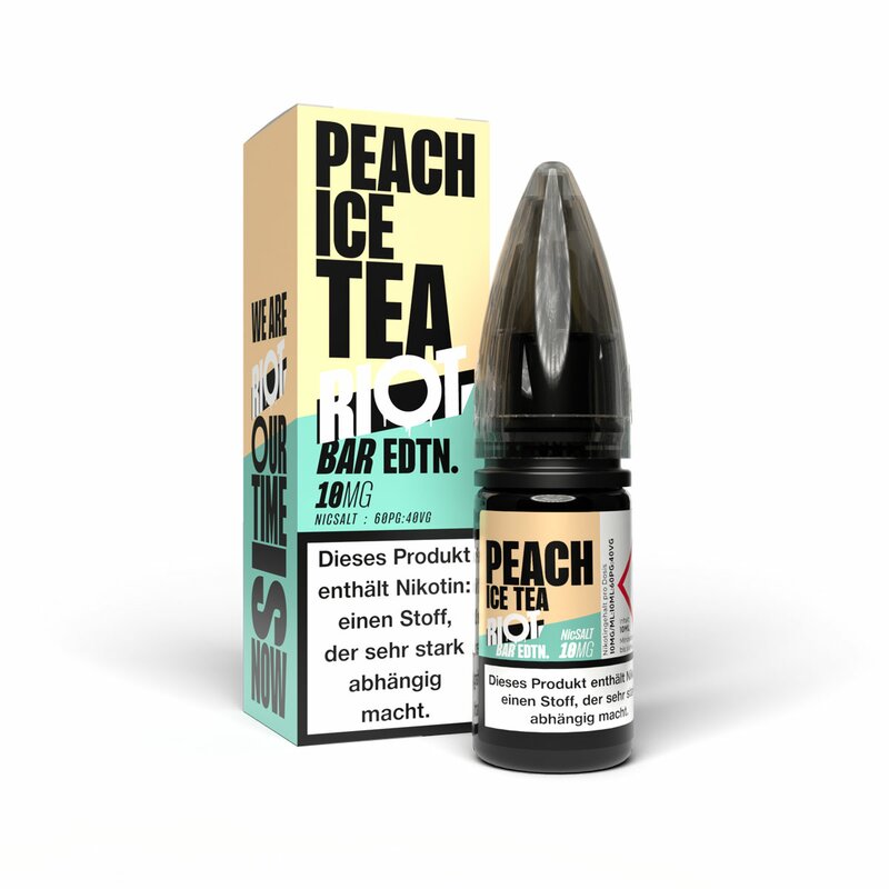 PEACH ICE TEA - Riot Squad BAR Edition 10mg/ml Nikotinsalz Liquid 10ml
