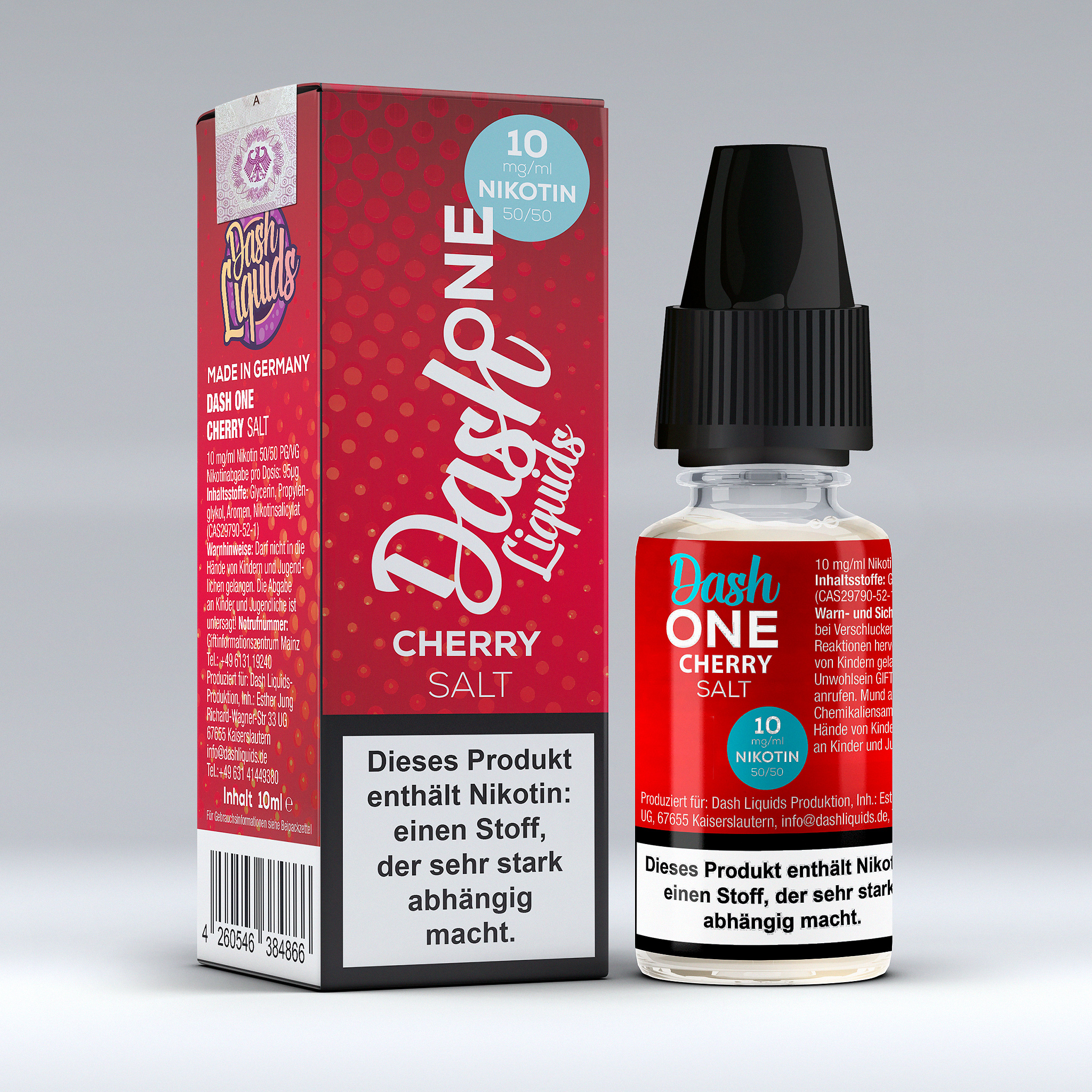 DASH ONE Nikotinsalz 10mg/ml - Cherry
