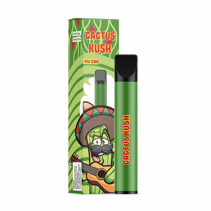 FREIGEIST - Cactus Kush 4% CBD Vape Pen 500 Züge ohne Nikotin