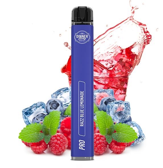 RAZZ BLUE LEMONADE - Dinner Lady Vape Pen Pro Einweg E-Zigarette 20mg/ml