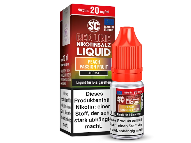 PEACH PASSION FRUIT - SC Red Line Nikotinsalz Liquid 10mg/ml 