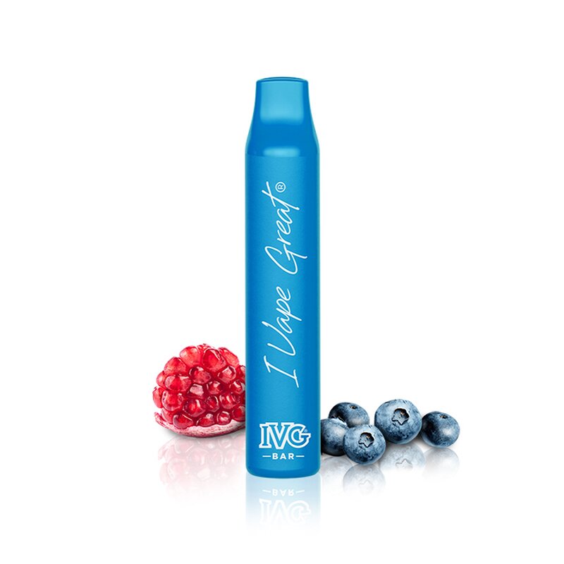 IVG BAR Einweg E-Zigarette Disposable 20mg/ml BLUEBERRY POMEGRANATE