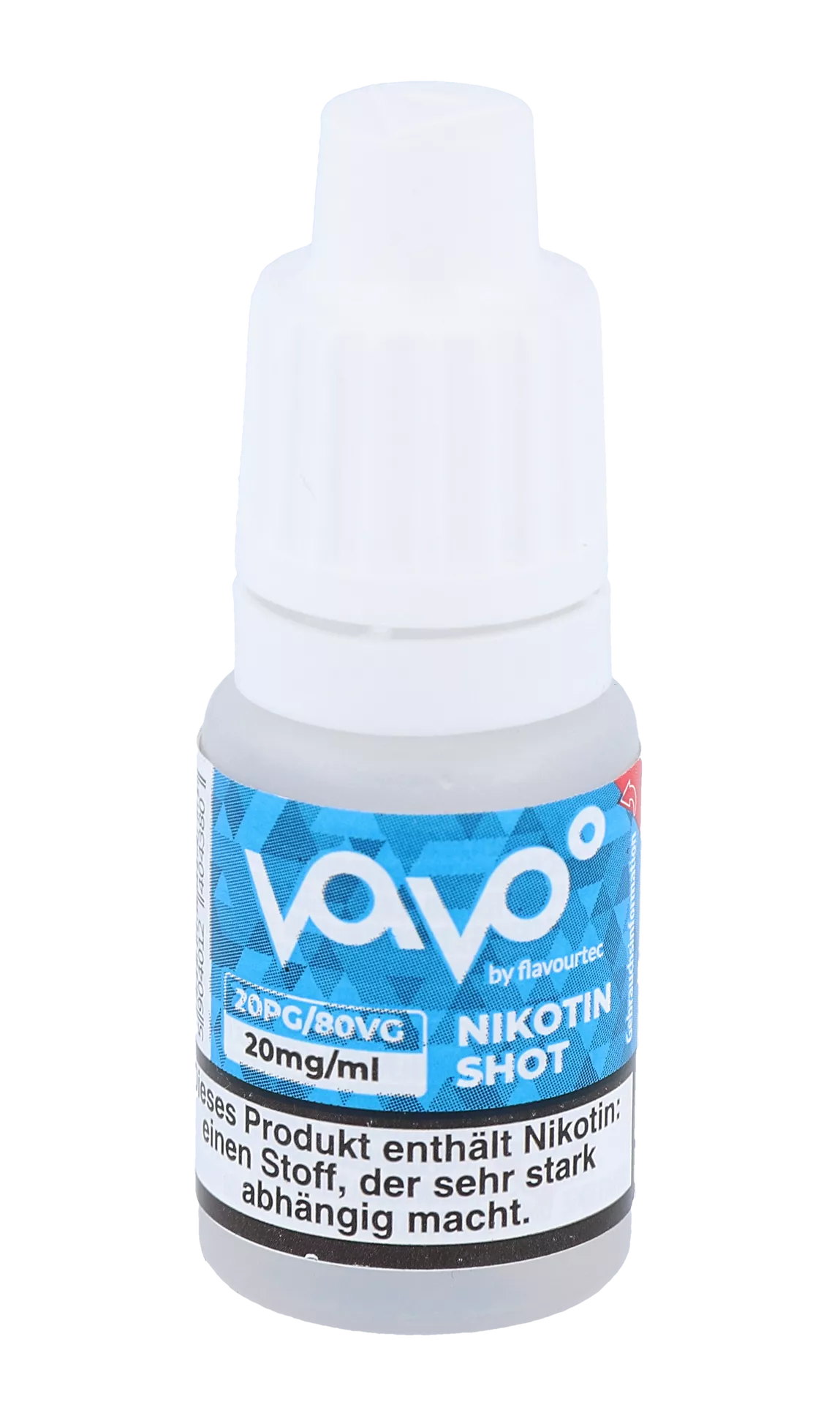 VAVO Nikotinshot 10ml by Flavourtec 80 VG / 20 PG 18mg/ml
