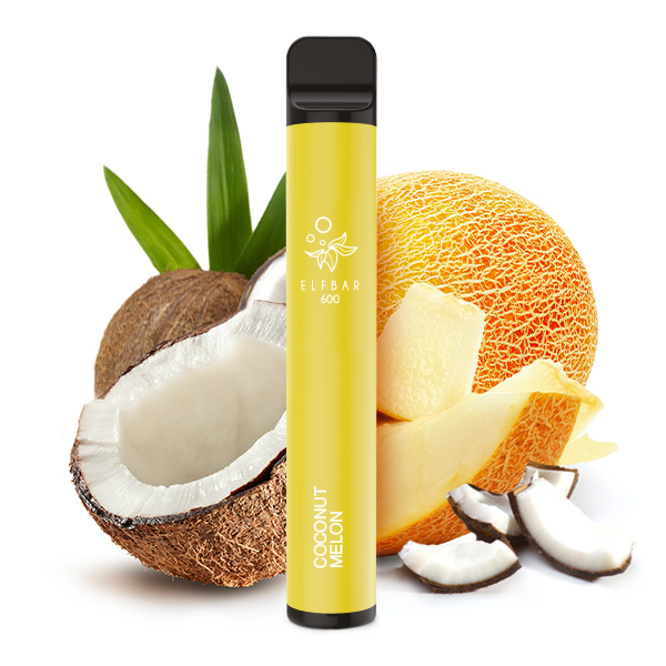 ELF BAR 600 Einweg E-Zigarette Vape Pen ohne Nikotin Coconut Melon