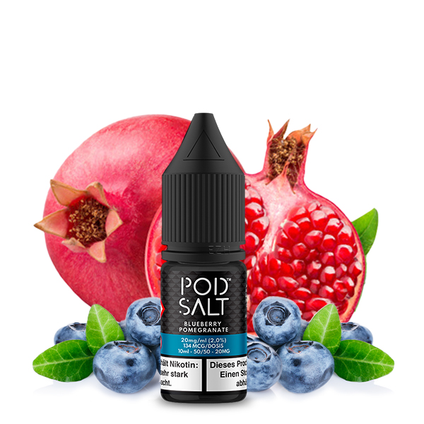 Pod Salt Fusion Blueberry Pomegranate Nikotinsalz Liquid (50/50) 20mg 10ml