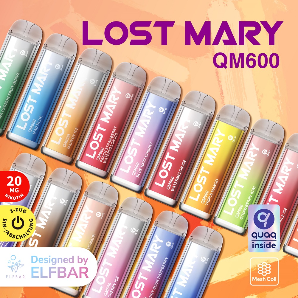 Lost Mary QM600 Einweg E-Zigarette 20mg/ml MAD BLUE