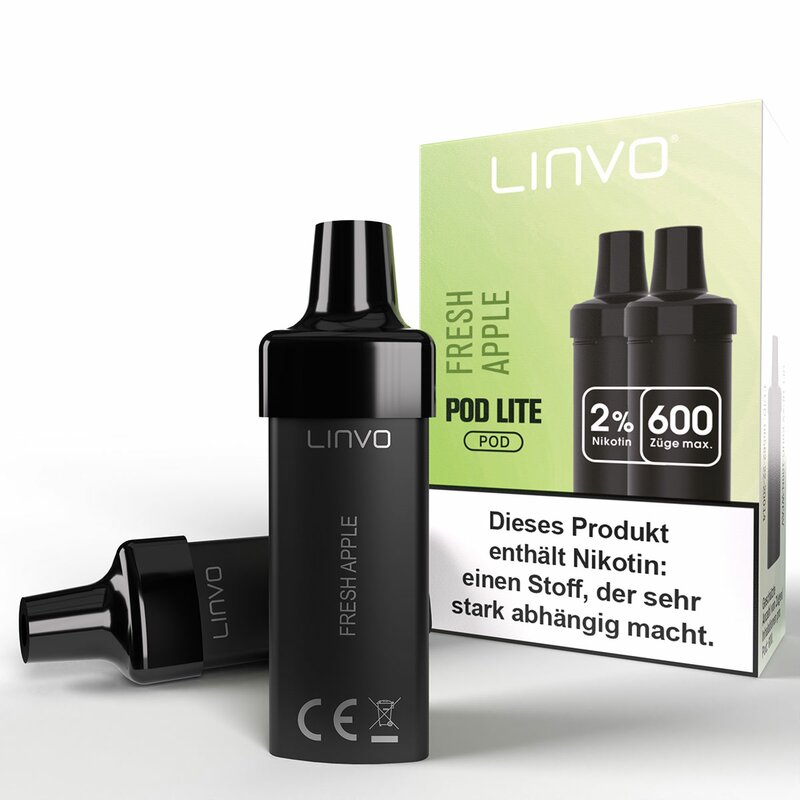 LINVO Pod Lite Cartridge 2 Stück Nikotinsalz 20mg/ml FRESH APPLE