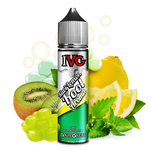 IVG - Kiwi Lemon Kool - Aroma 10ml Longfill für Liquid