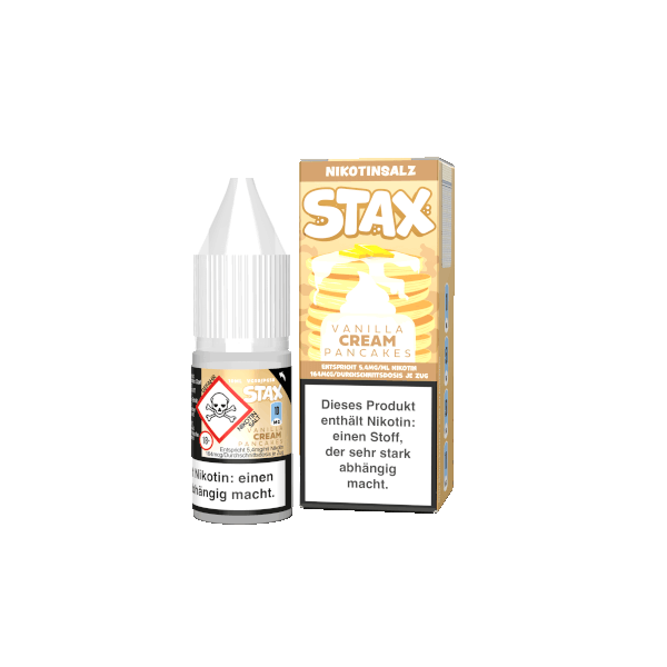 Vanilla Cream Pancakes - Strapped STAX 10mg/ml Nikotinsalz Liquid 10ml