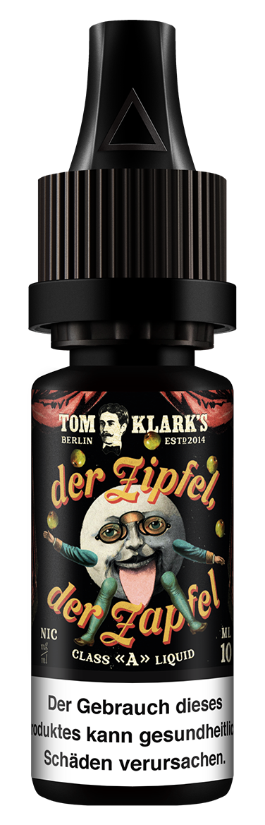 TOM KLARK Der Zipfel Der Zapfel Premium Liquid 10ml 0mg ohne Nikotin