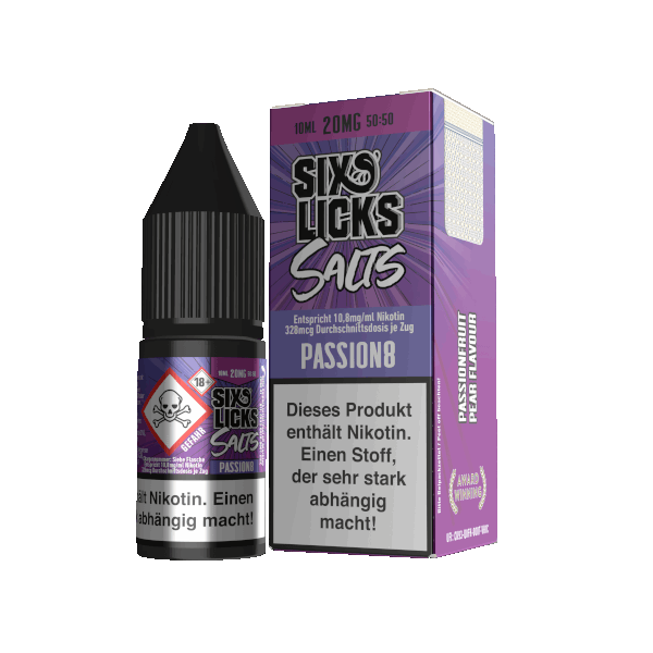 PASSION8 - Six Licks Nikotinsalz 20mg/ml