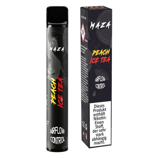 MaZa Go Disposable - Einweg E-Zigarette 20mg/ml - Peach Ice Tea
