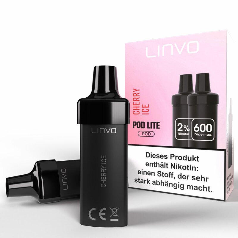 LINVO Pod Lite Cartridge 2 Stück Nikotinsalz 20mg/ml CHERRY ICE