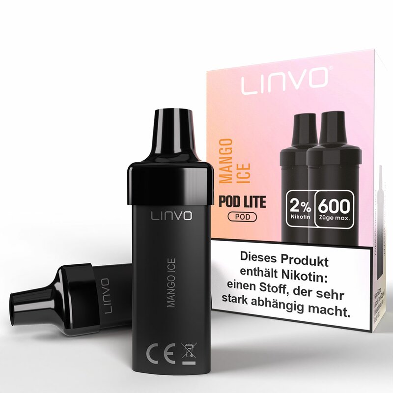 LINVO Pod Lite Cartridge 2 Stück 20mg/ml MANGO ICE