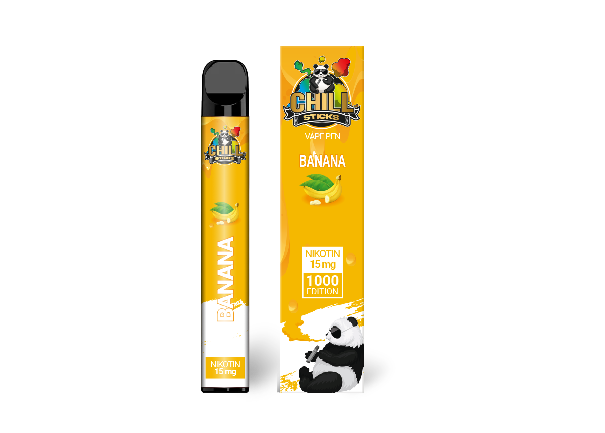 BANANA - Chill Sticks Einweg E-Zigarette 15mg/ml