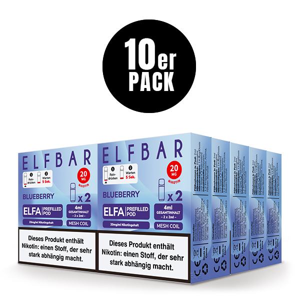 ELFA Pods Blueberry 20mg/ml 10er Packung