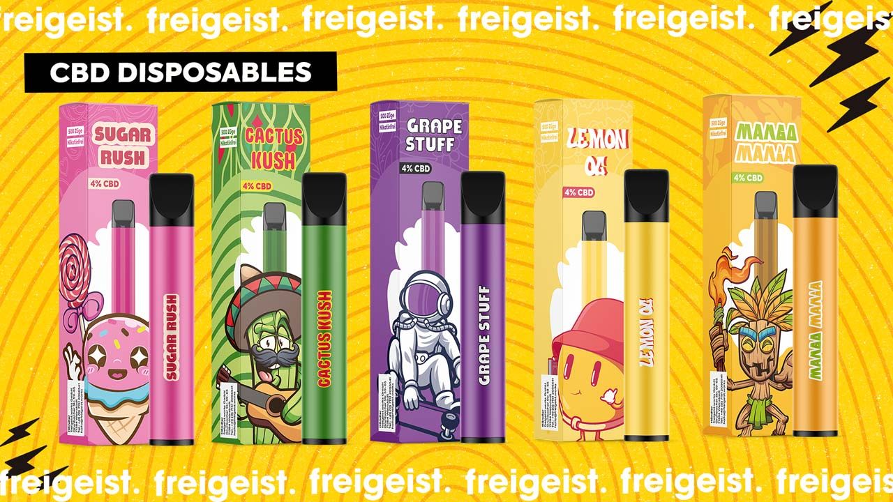 FREIGEIST - MANGO MANIA - 4% CBD Vape Pen 500 Züge ohne Nikotin