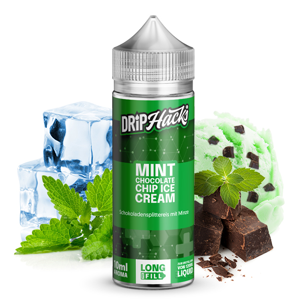 MINT CHOCOLATE CHIP ICE CREAM - Drip Hacks Aroma 10ml Longfill