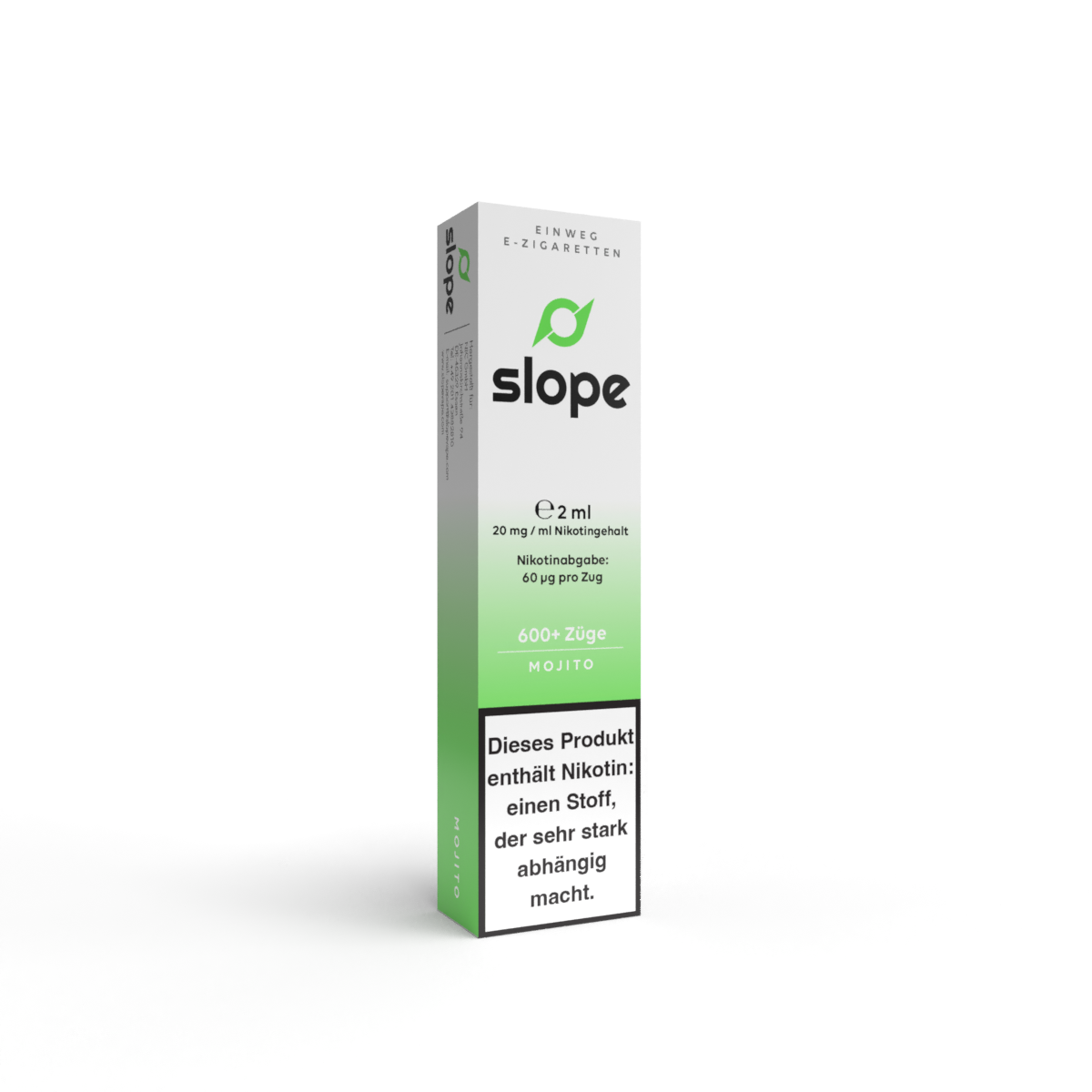 SLOPE Einweg E Zigarette 20mg/ml - Vape Stick - Mojito