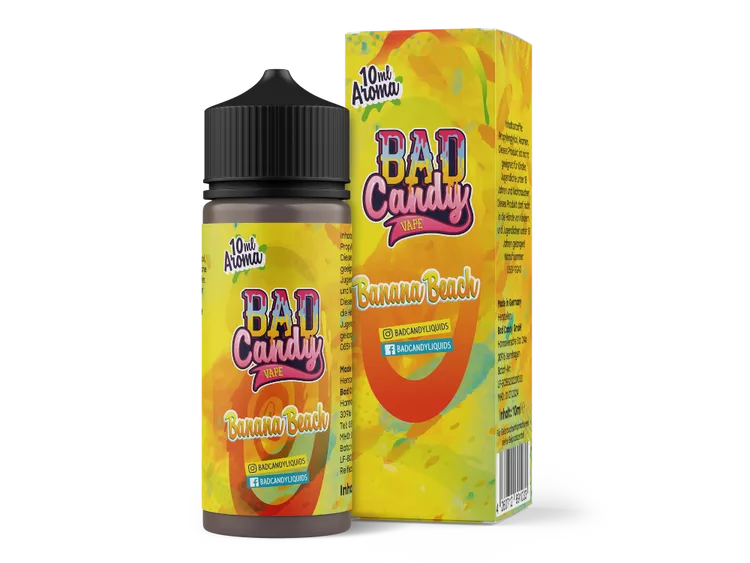 BANANA BEACH - Bad Candy Liquids - Aroma 10ml 0mg 