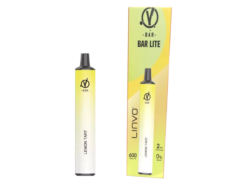 LINVO Bar Lite  Einweg E-Zigarette 20mg/ml bis 600 Züge  - Lemon Tart