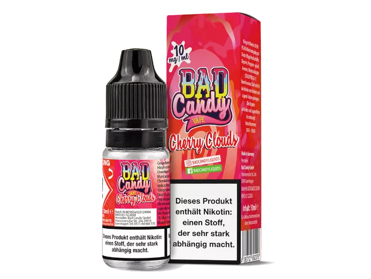 CHERRY CLOUDS - Bad Candy Liquids - Aroma 10ml 0mg