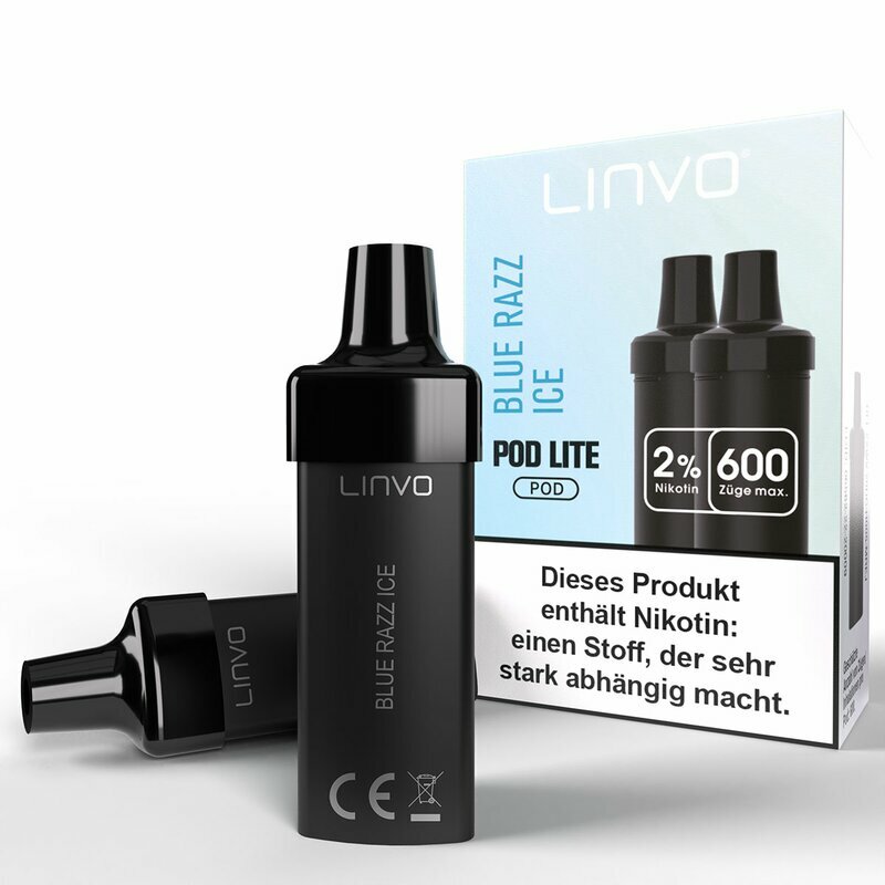 LINVO Pod Lite Cartridge 2 Stück Nikotinsalz 20mg/ml BLUE RAZZ ICE