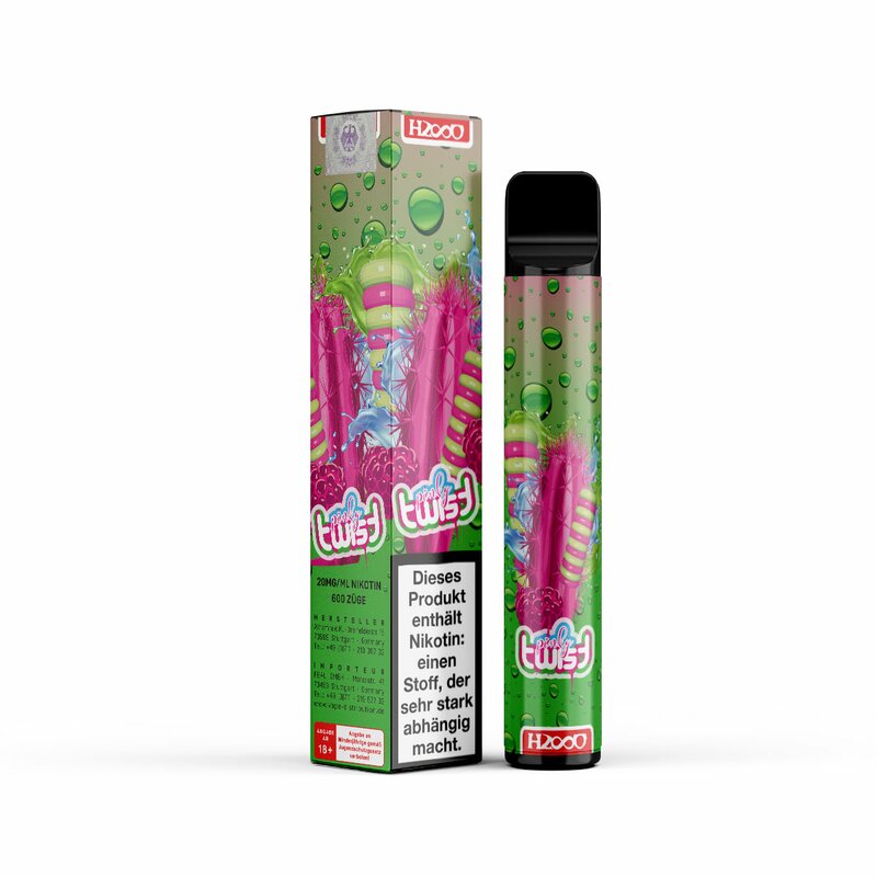 PINKY TWIST - Hasso Tobacco Einweg E-Zigarette SaltNic 20mg/ml bis 600 Züge