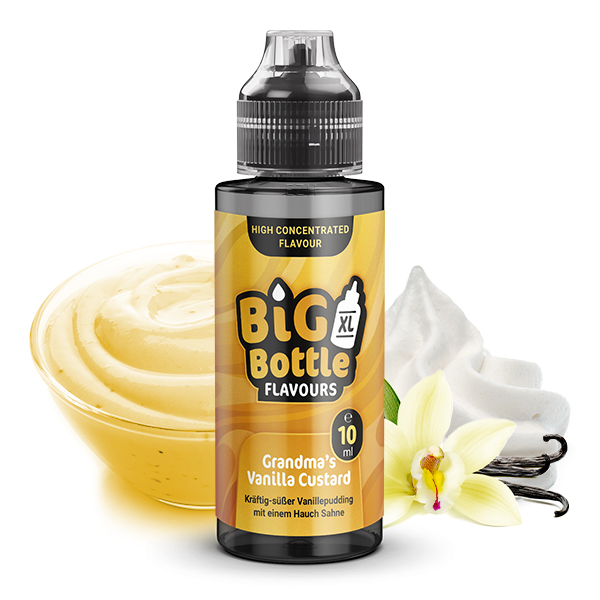 GRANDMA'S VANILLA CUSTARD Big Bottle Flavours Aroma 10ml Longfill für Liquid