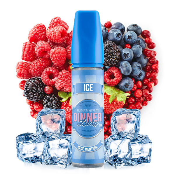 Dinner Lady ICE Aroma BLUE MENTHOL 20ml Longfill für Liquid