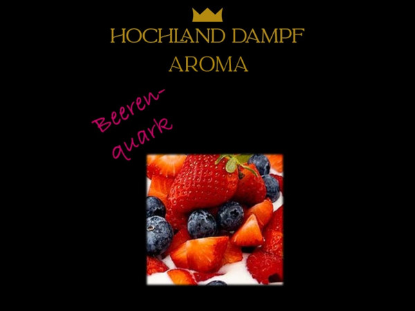 HOCHLAND DAMPF Beerenquark Aroma 10ml *Sonderposten*