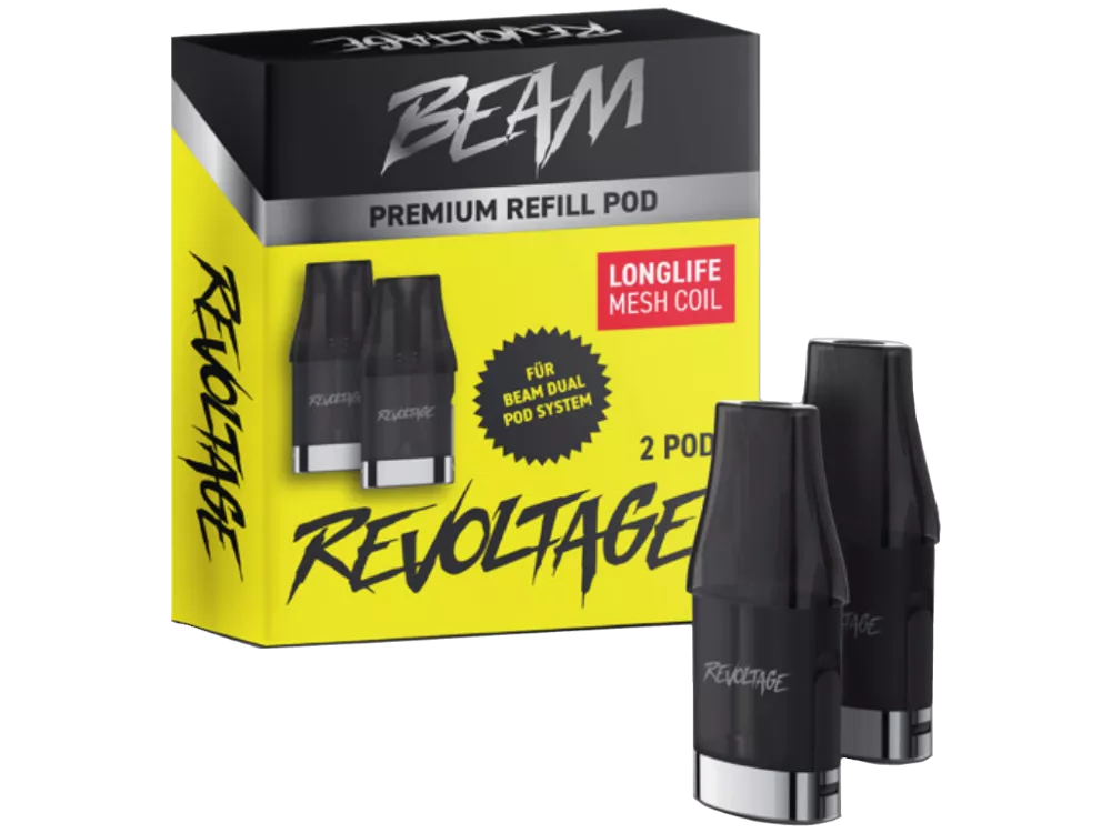 REVOLTAGE BEAM Premium Refill Leer-Pod 2 Stück