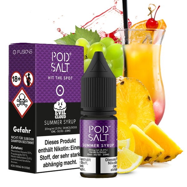 POD SALT FUSION Summer Syrup Nikotinsalz Liquid 10ml - 20mg