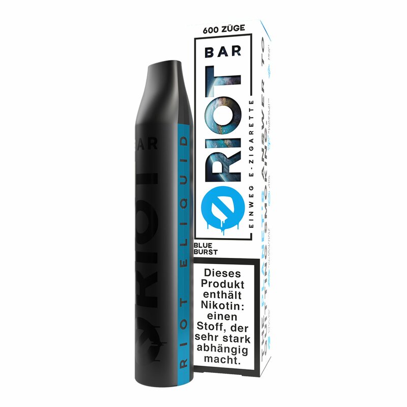 RIOT BAR - Einweg E Zigarette - Disposable - BLUE BURST 20mg/ml