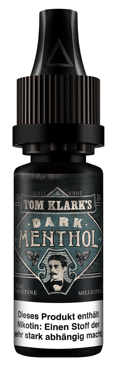 TOM KLARK Dark Menthol Premium Liquid 10ml 0mg ohne Nikotin