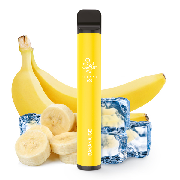 ELF BAR 600 Einweg E-Zigarette Vape Pen ohne Nikotin Banana Ice
